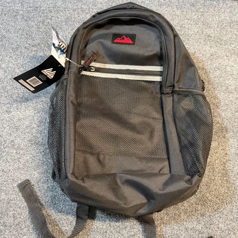 Summit Ridge Black Backpack red logo brand new with tags